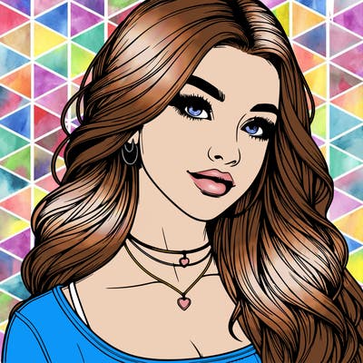 detailed realistic girl