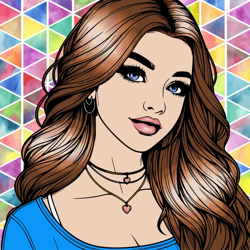 detailed realistic girl