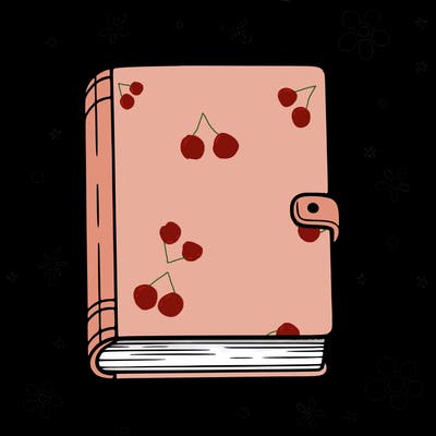 book with empty front cover