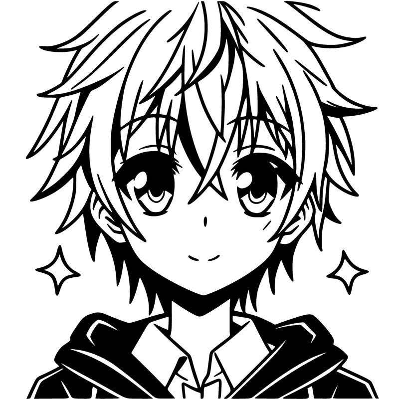 one manga character