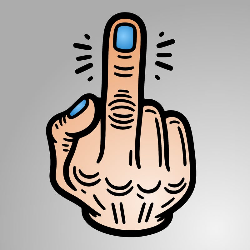 middle finger