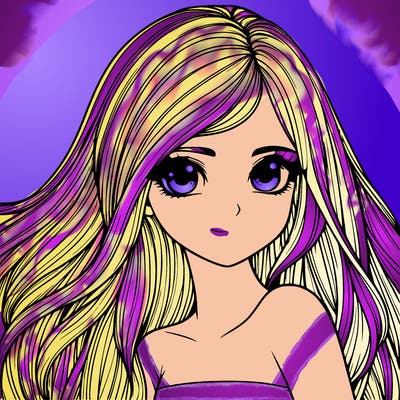 realistic girl pretty long hair