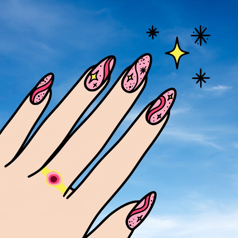 glitter sparkle christmas nails