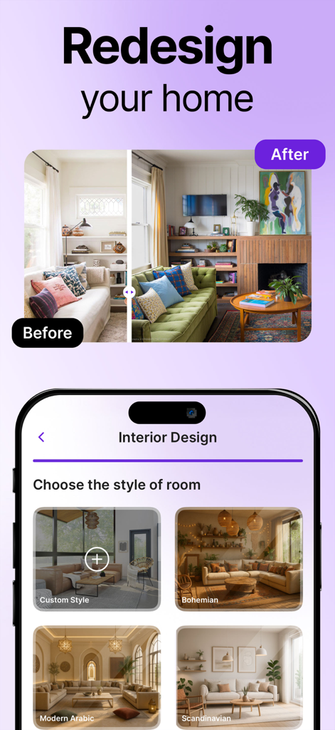 Spaceley - Interior Design AI - Lifestyle App | MWM