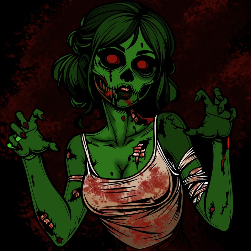 realistic zombie girl