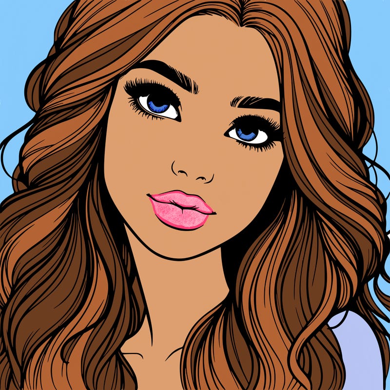 beautiful realistic girl