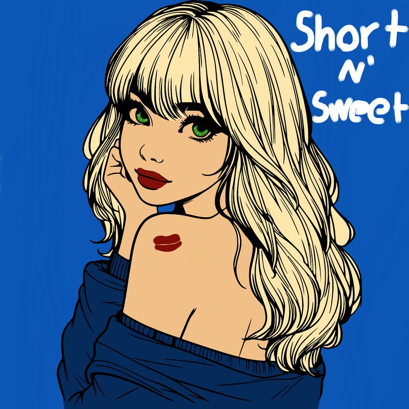 realistic girl with bangs looking over her shoulder