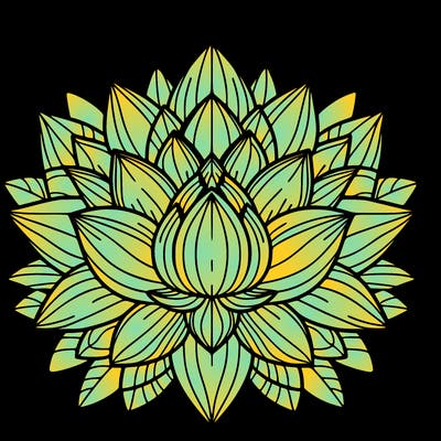 lotus flower mandala