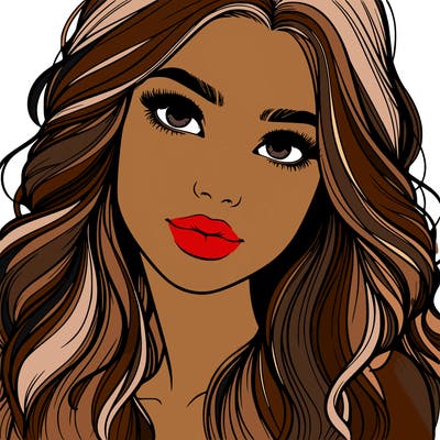 beautiful realistic girl