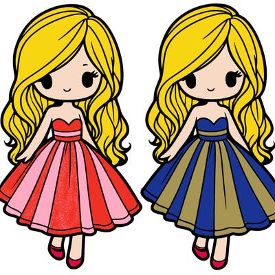 girl in a flowy dress