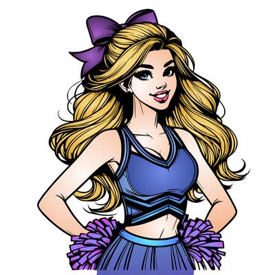 realistic cheerleader