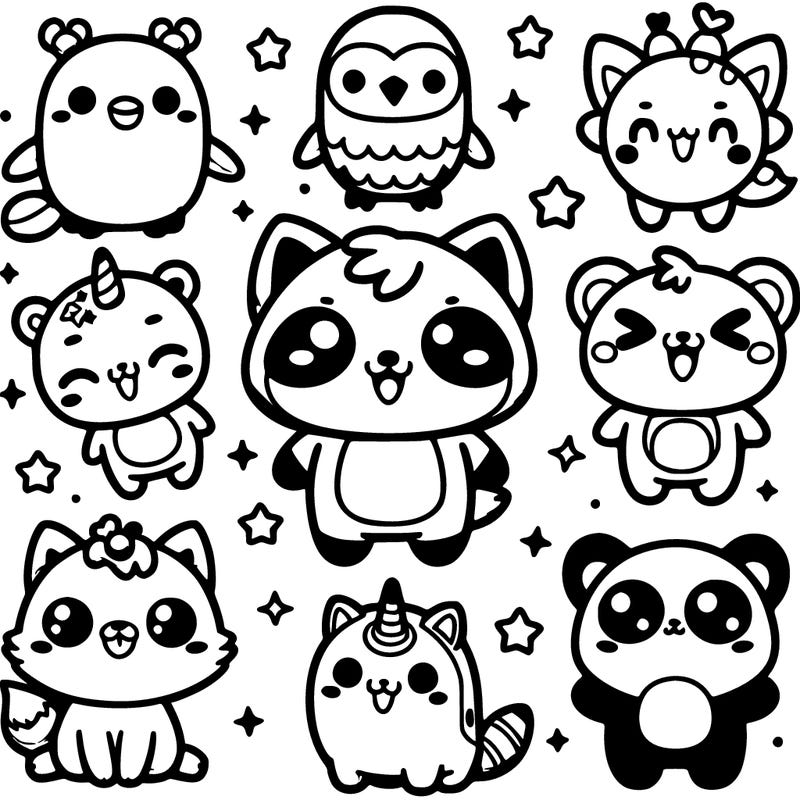 kawaii animals shady