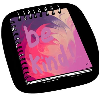 a blank sketch pad