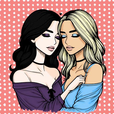 realistic girls in love