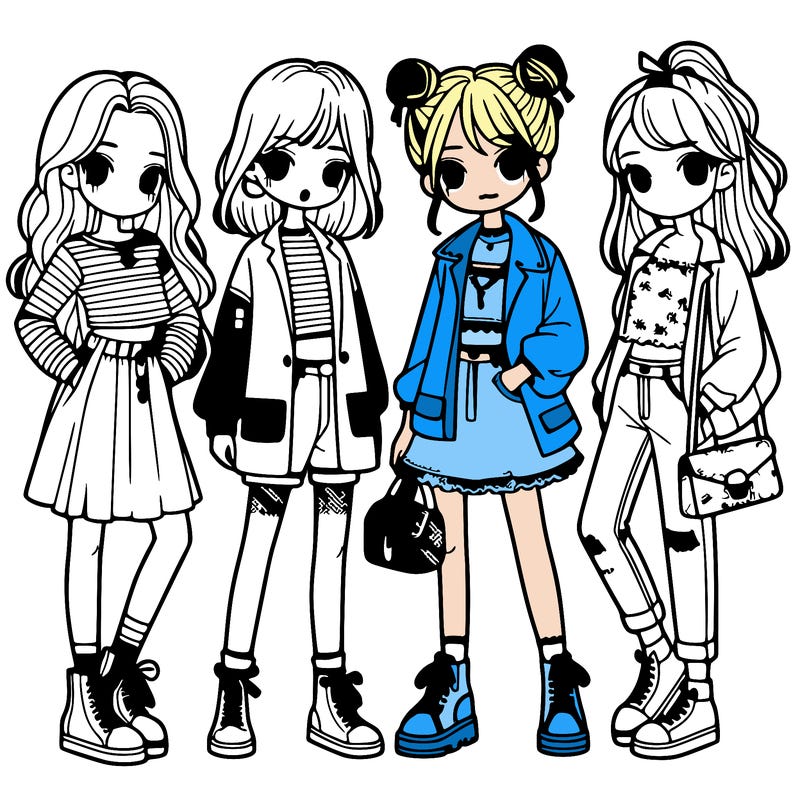 girls with fashion