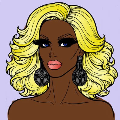realistic drag queen