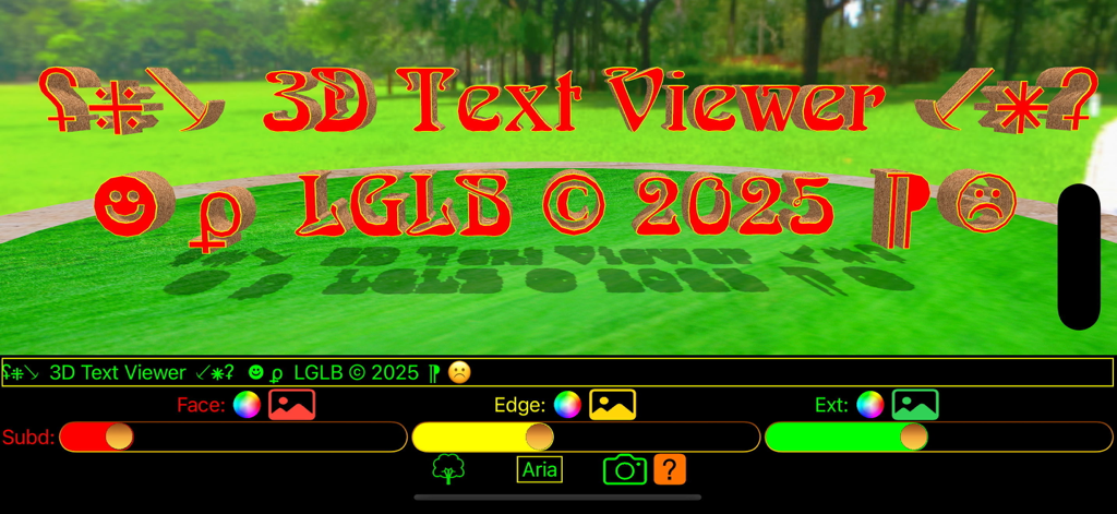3D Text Viewer - Graphics & Design App | MWM