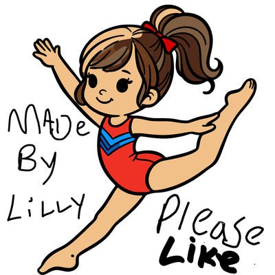 girl doing gymnastics