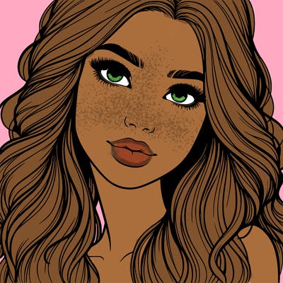 beautiful realistic girl