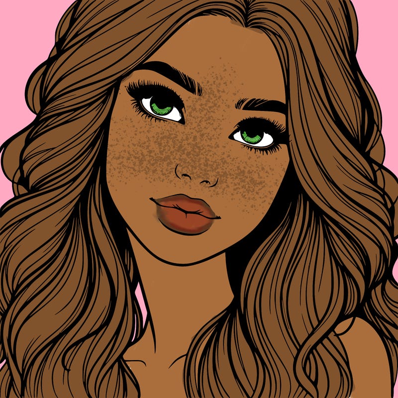 beautiful realistic girl