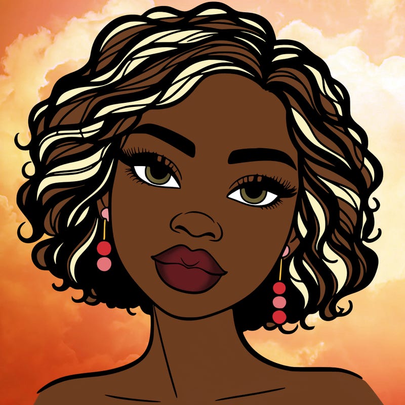 beautiful black woman