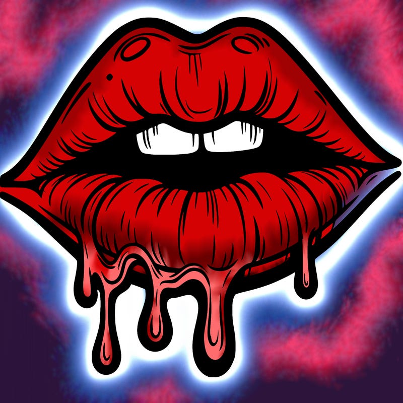 lips that look realistic and drip