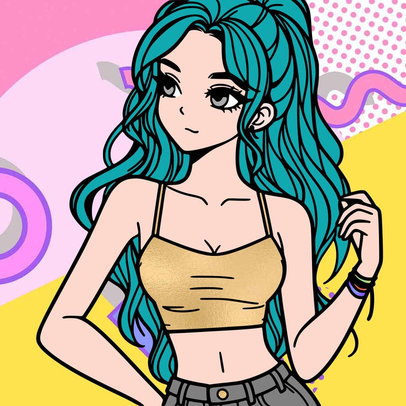 girl in crop top