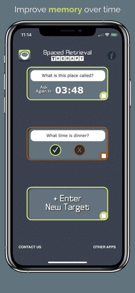 Spaced Retrieval Therapy - Medical App | MWM