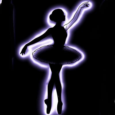 realistic ballerina
