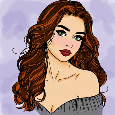 beautiful realistic girl