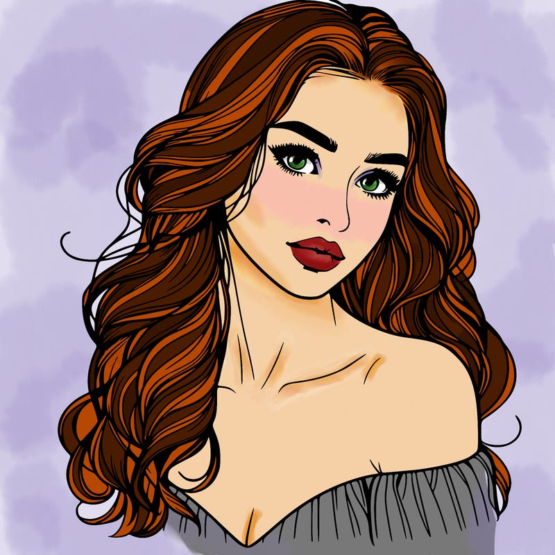 beautiful realistic girl