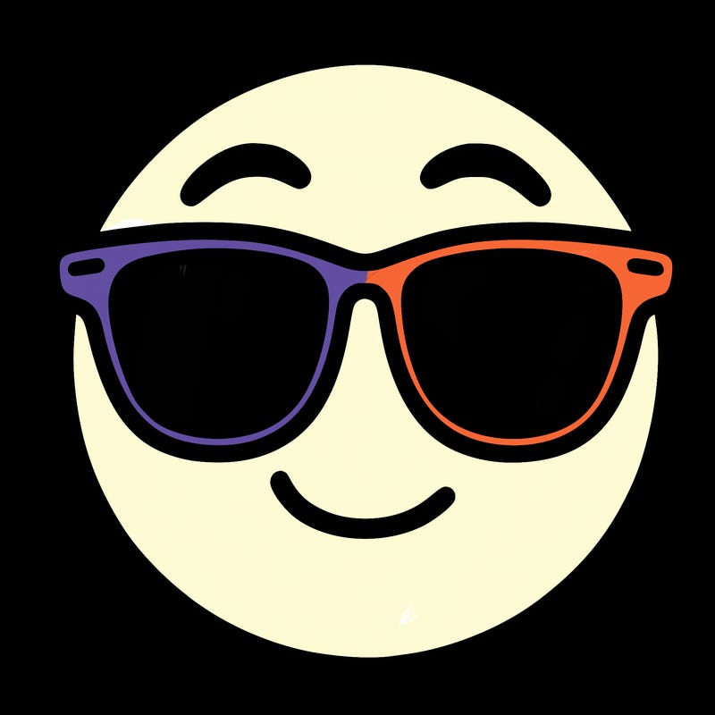emoji with sunglasses