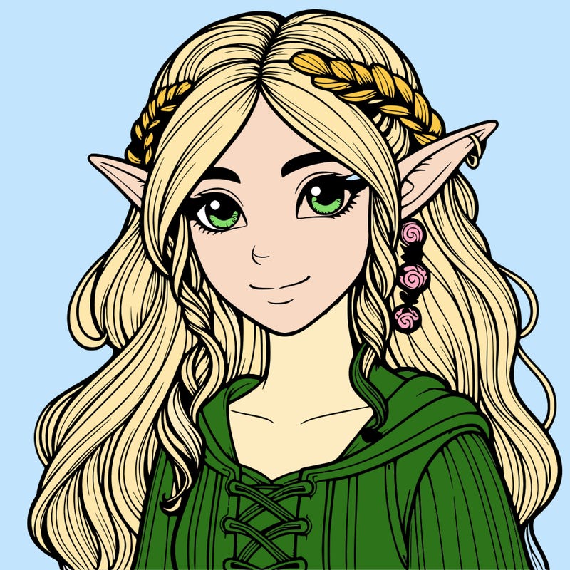 realistic elf girl