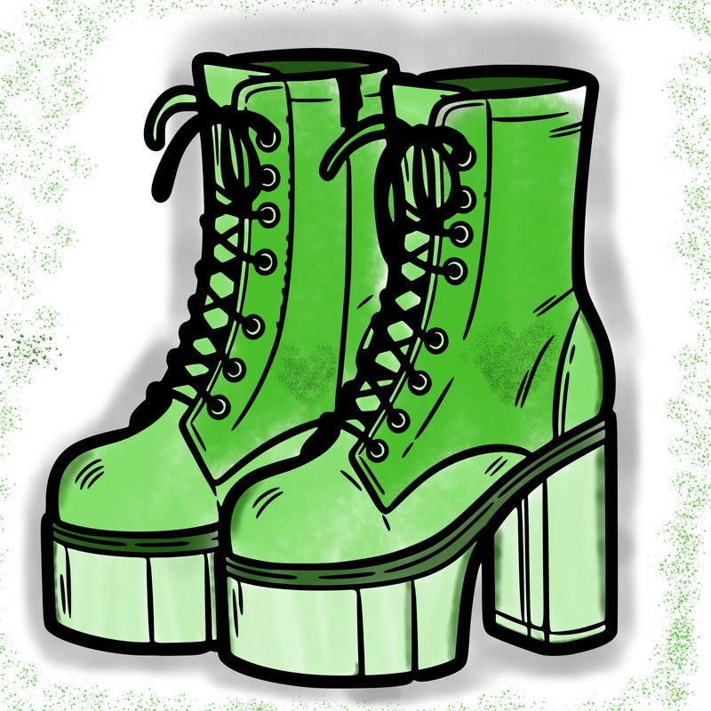 boots with a heel bottom