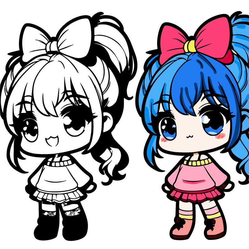 cute chibi girl