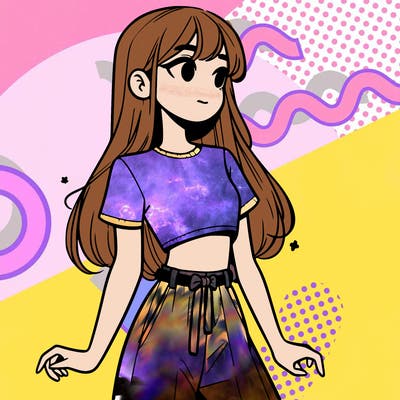 girl in a cute crop top