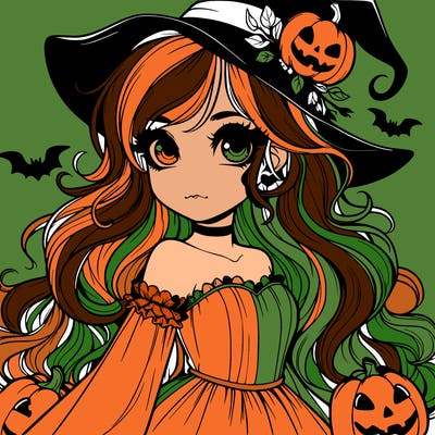 realistic girl halloween