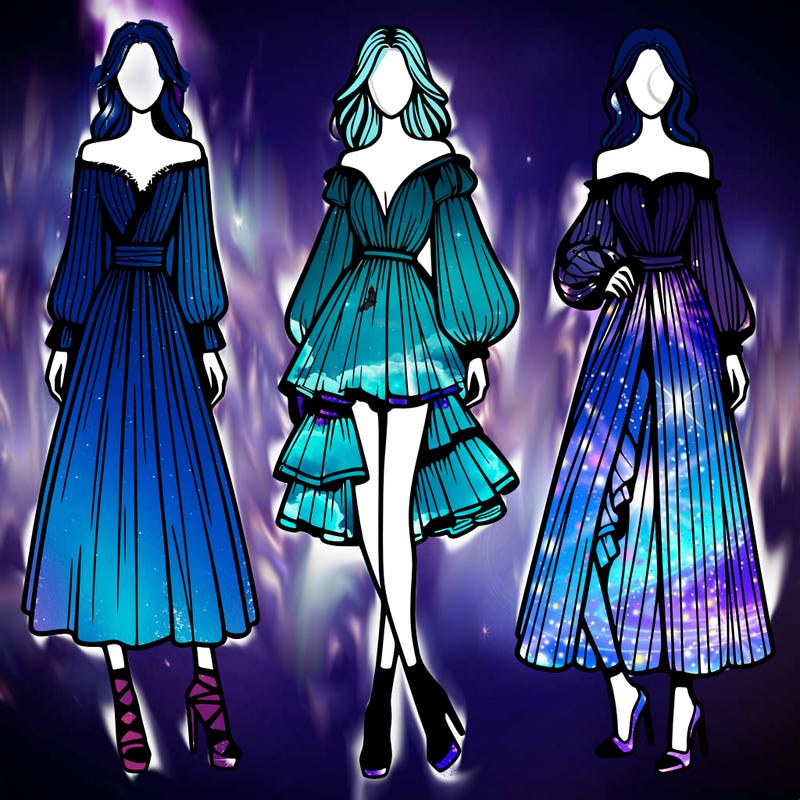 fashion models dresses