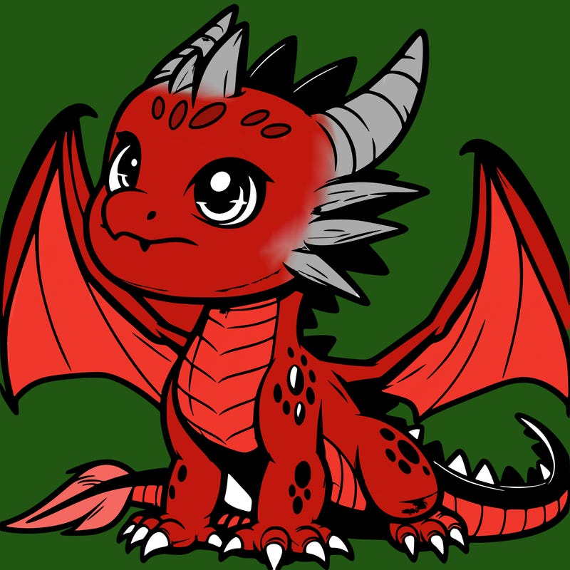 fierce baby night dragon