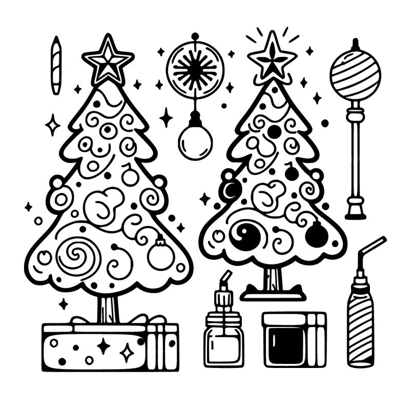 aesthetic christmas tree