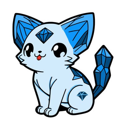 crystal kitten
