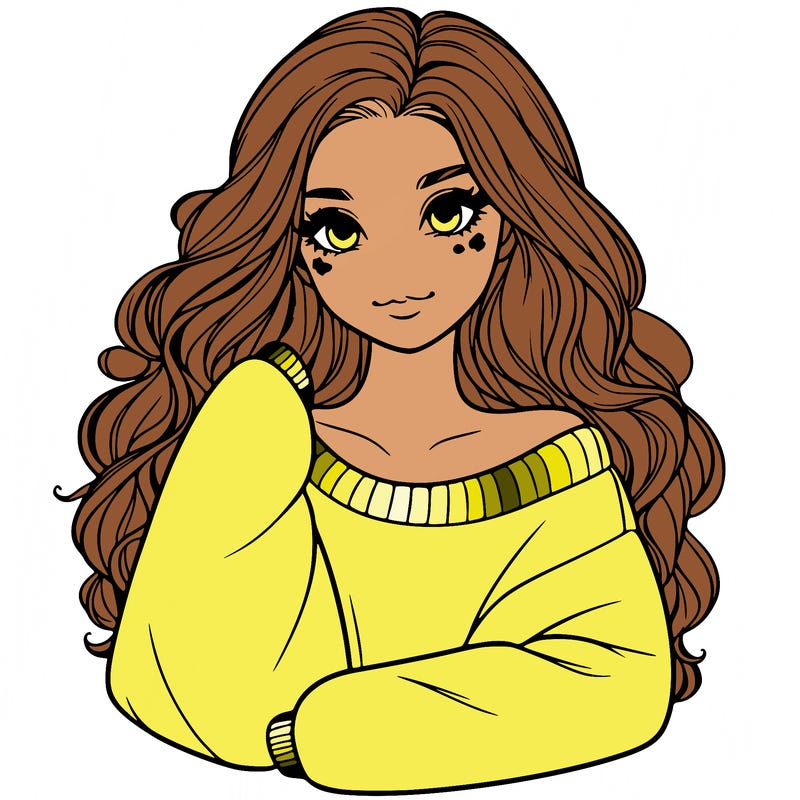 a beautiful girl in a big sweatshirt