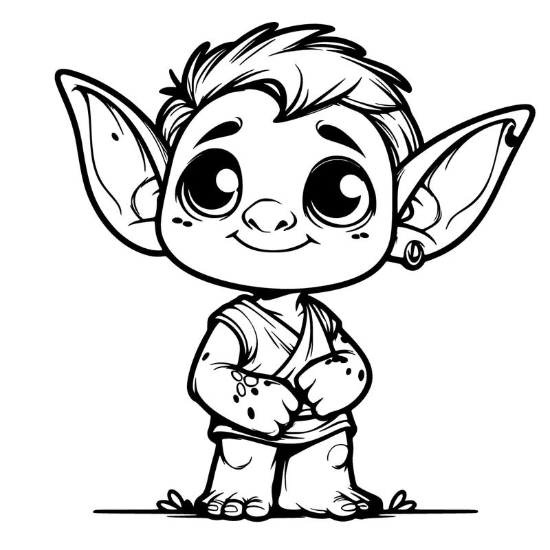 cute realistic goblin