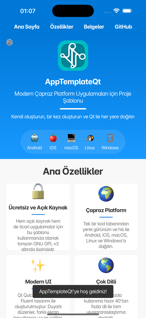 AppTemplateQt - Developer Tools App | MWM
