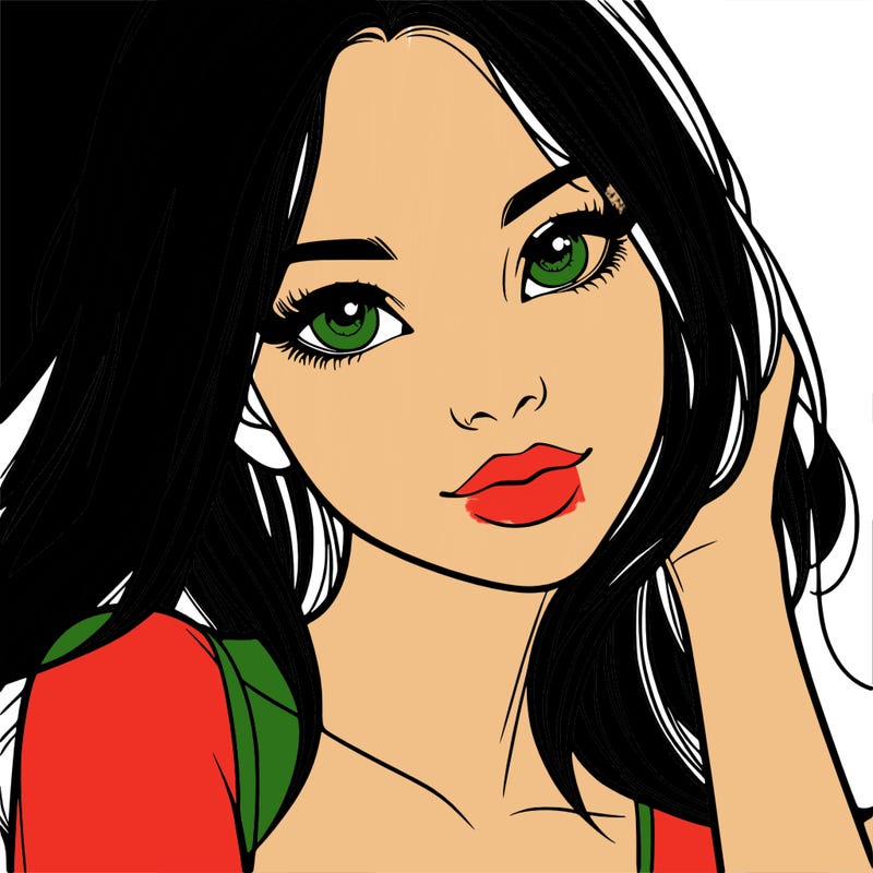 beautiful realistic girl