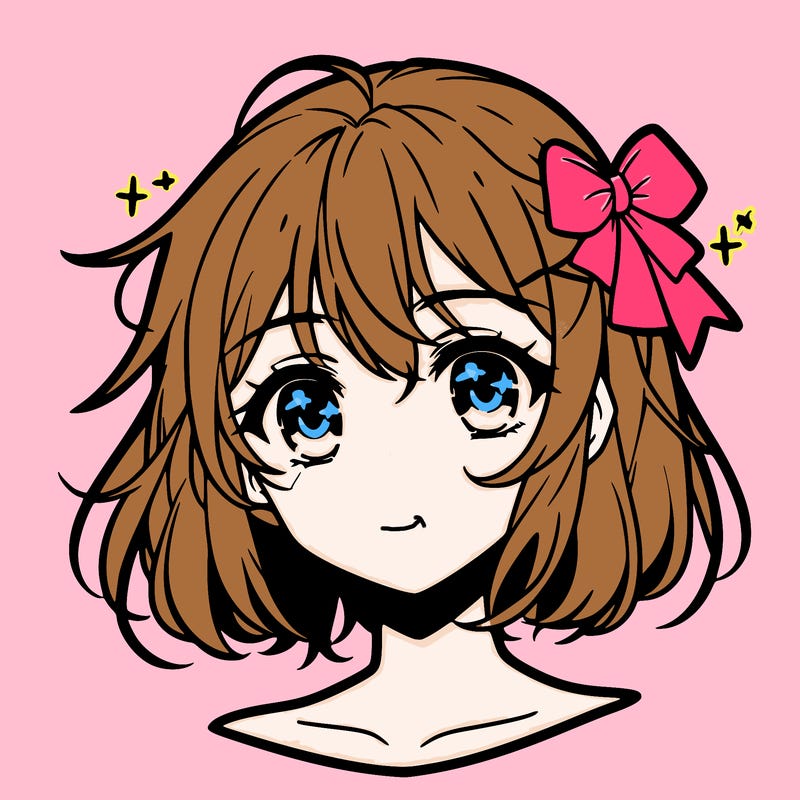 anime girl face
