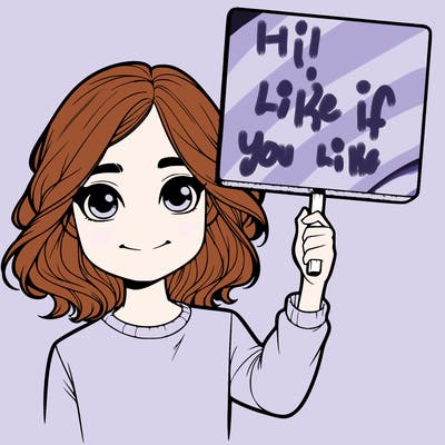 realistic girl holding up a sign