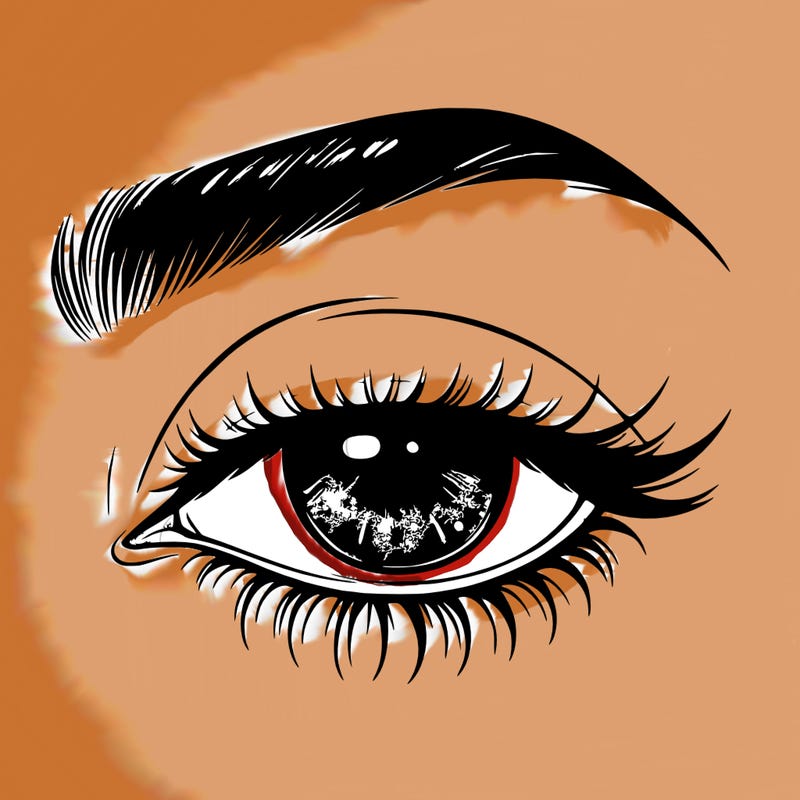 eye closed realistic