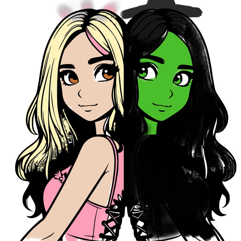 a realistic girl split