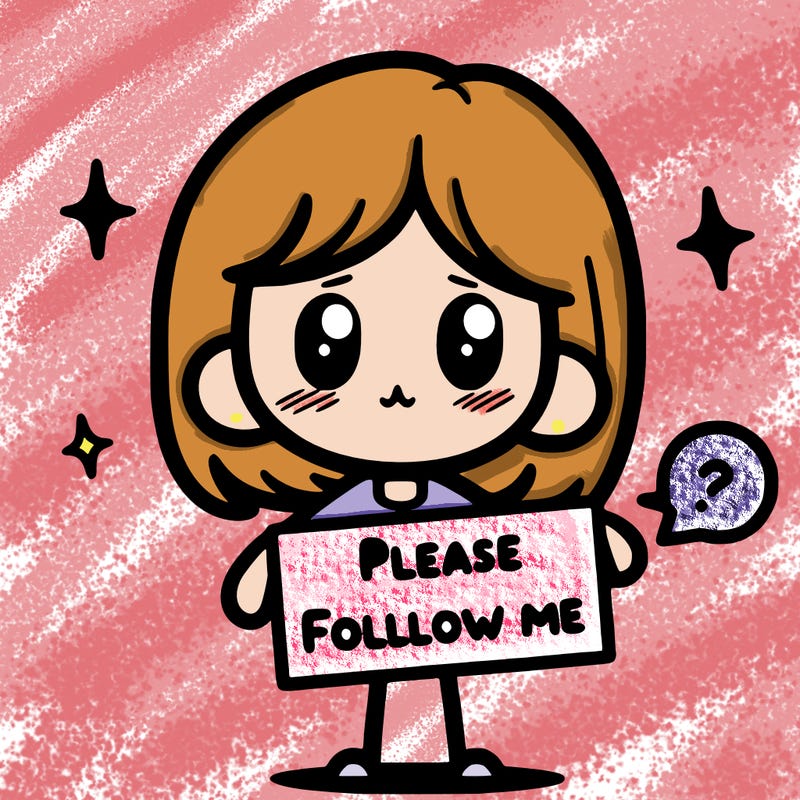 please follow me